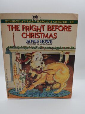 Vintage 1989 The Fright Before Christmas James Howe Bunnicula Series Paperback